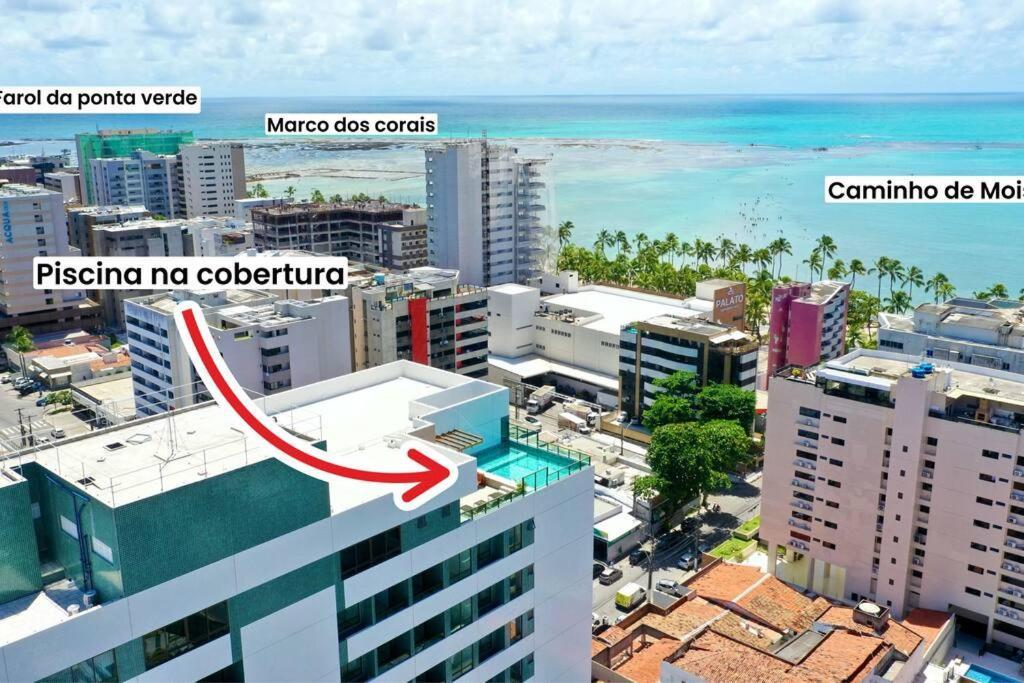 Smart Stay 1103 | Piscina | Academia | Ar Na Sala Maceió Exteriör bild